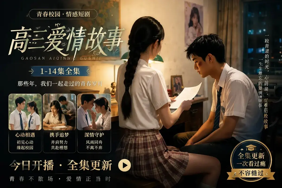 《高三爱情故事》AI短剧全集在线观看-蓝光修复中字高清零卡顿-黄果魔改系列免费观看